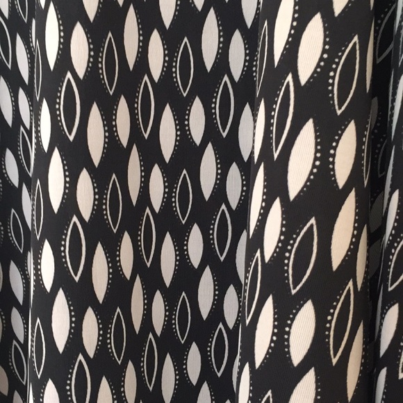 Lapis elastic waist skirt. XL. Black and beige. - Picture 2 of 3